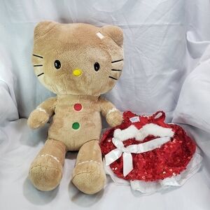Hello Kitty Build A Bear Gingerbread Plush Stuffed Doll 18 Inch 2012 No Bow